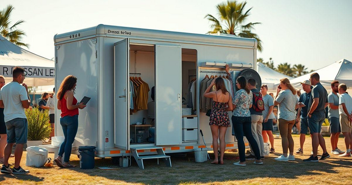Aluguel de Camarim M&oacute;vel: Praticidade para Eventos