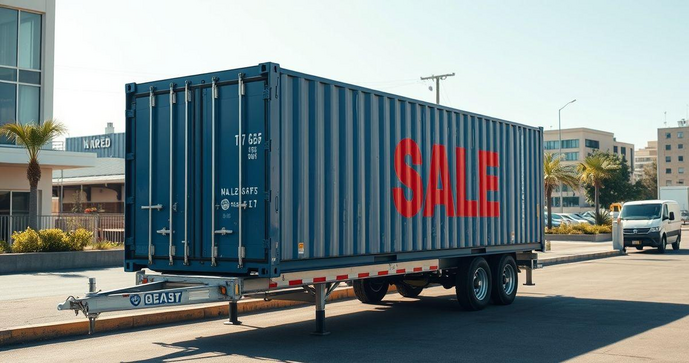 Oferta de Carreta Porta Container &agrave; Venda