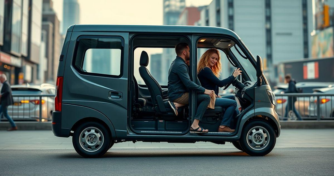 Carros Comerciais 3 Lugares Ideais para Neg&oacute;cios e Transporte