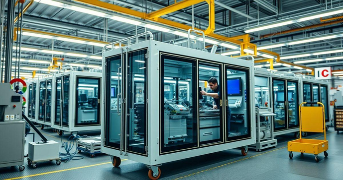 Fabrica&ccedil;&atilde;o de Unidades M&oacute;veis: Como Otimizar Processos e Aumentar a Efici&ecirc;ncia