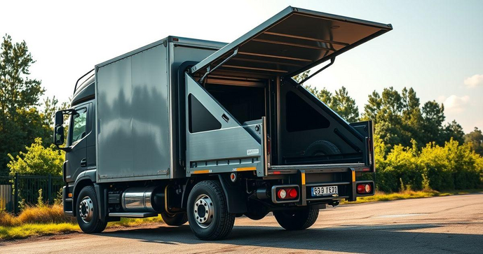 Plataforma elevat&oacute;ria para caminh&atilde;o ba&uacute; como escolher a ideal