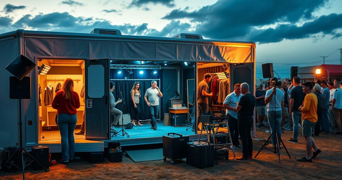 Aluguel de Camarim M&oacute;vel &eacute; a Solu&ccedil;&atilde;o Pr&aacute;tica para Eventos