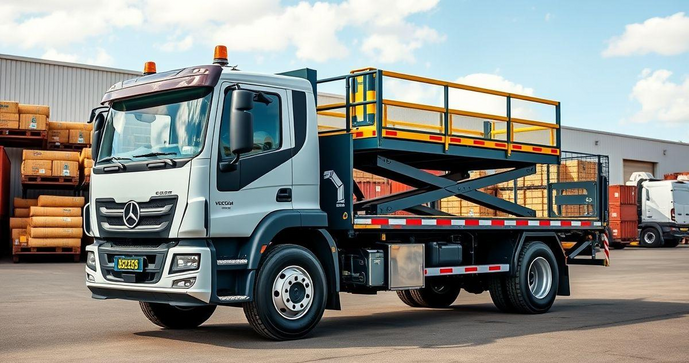 Como escolher a plataforma hidr&aacute;ulica ideal para caminh&atilde;o ba&uacute;